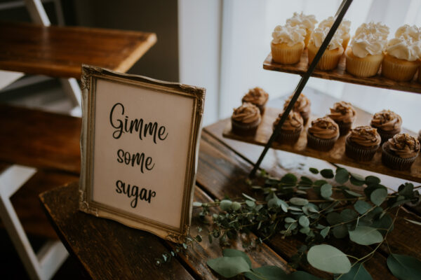 'Gimme Some Sugar' Gold Frame